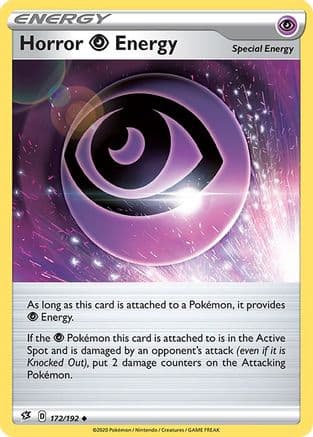 Horror Psychic Energy (172/192) [Sword & Shield: Rebel Clash] Reverse Holofoil