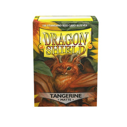 Dragon Shield Matte Sleeves | Standard Size | 100ct Tangerine