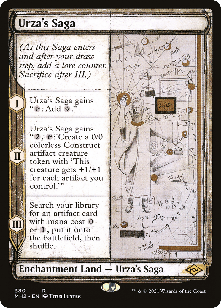 Urza's Saga (Sketch) [Modern Horizons 2] Foil