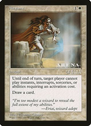 Abeyance (Arena League) |  () [Oversize Cards]