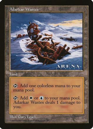 Adarkar Wastes (Arena League) |  () [Oversize Cards]