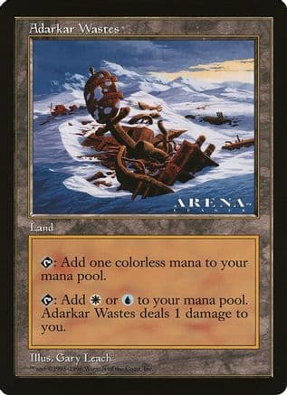 Adarkar Wastes (Arena League) |  () [Oversize Cards]