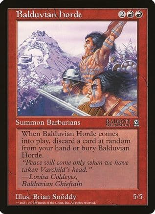 Balduvian Horde (Arena League) |  () [Oversize Cards]
