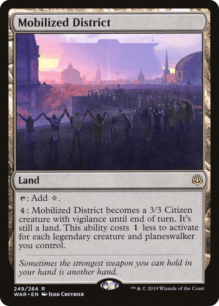 Mobilized District [War of the Spark] Foil