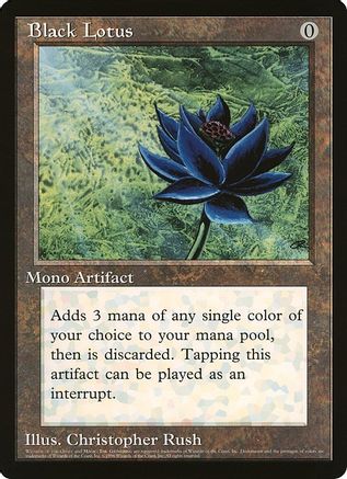Black Lotus (Scrye Magazine) |  () [Oversize Cards]