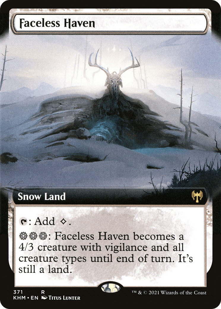 Faceless Haven (Extended Art) [Kaldheim] Foil