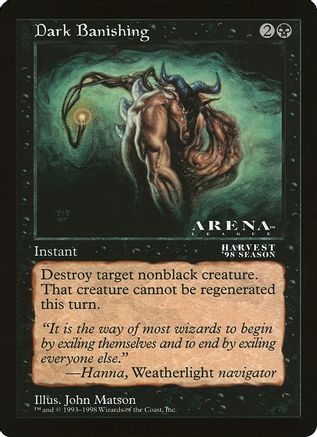 Dark Banishing (Arena League) |  () [Oversize Cards]
