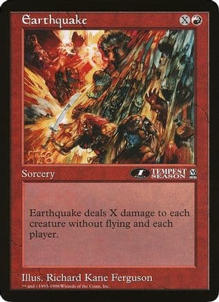 Earthquake (1st Place) (Arena League) |  () [Oversize Cards]