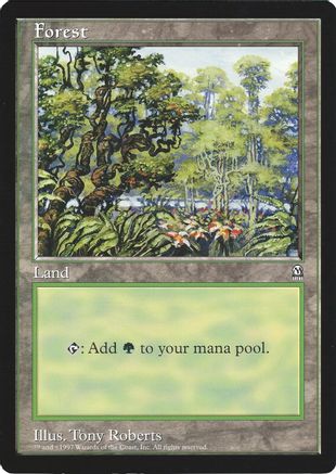 Forest (Arena League) |  Foil () [Oversize Cards]