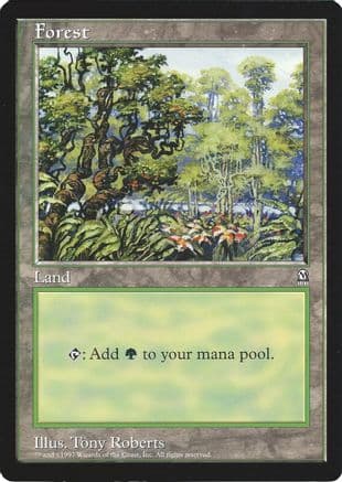 Forest (Arena League) |  Foil () [Oversize Cards]
