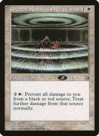 Greater Realm of Preservation (2nd Place) (Arena League) |  () [Oversize Cards]