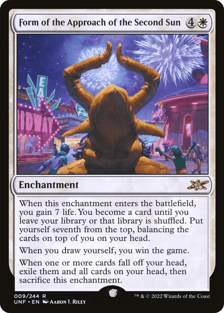 Form of the Approach of the Second Sun [Unfinity] Foil