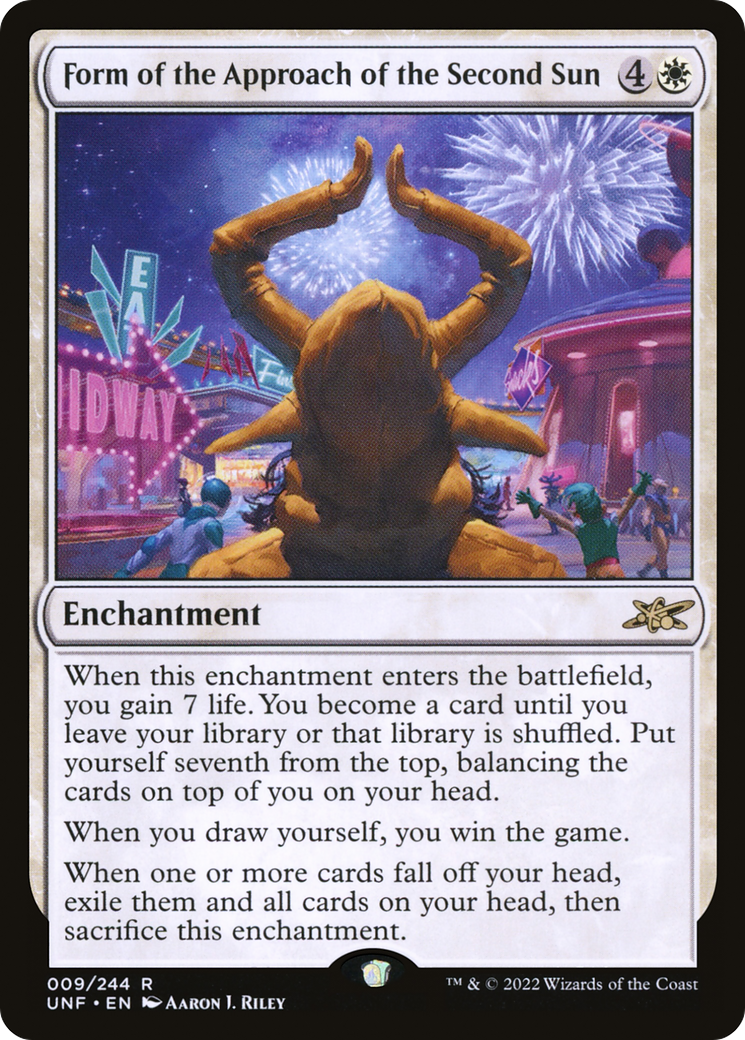 Form of the Approach of the Second Sun [Unfinity] Foil