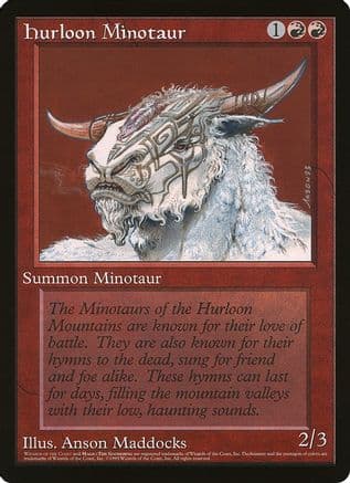 Hurloon Minotaur (Wizards of the Coast Caravan Tours) |  () [Oversize Cards]
