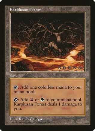 Karplusan Forest (Arena League) |  () [Oversize Cards]