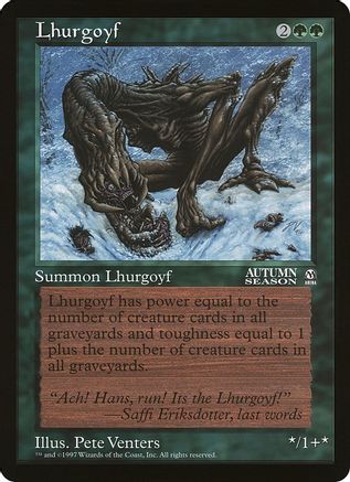 Lhurgoyf (Arena League) |  () [Oversize Cards]