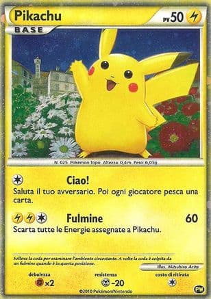 Pikachu (Italian) 0PW- Pikachu World Collection Promos Holofoil