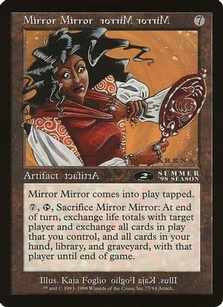 Mirror Mirror (2nd Place) (Arena League) |  (077) [Oversize Cards]