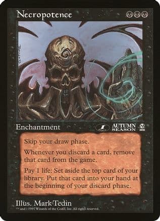 Necropotence (1st Place) (Arena League) |  () [Oversize Cards]