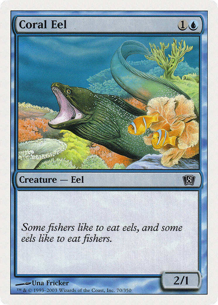 Coral Eel [Eighth Edition] Foil