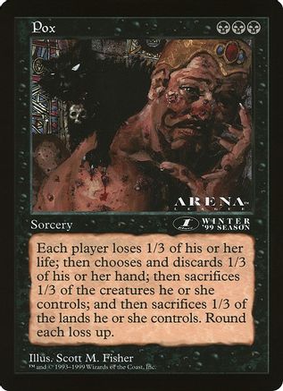 Pox (1st Place) (Arena League) |  () [Oversize Cards]