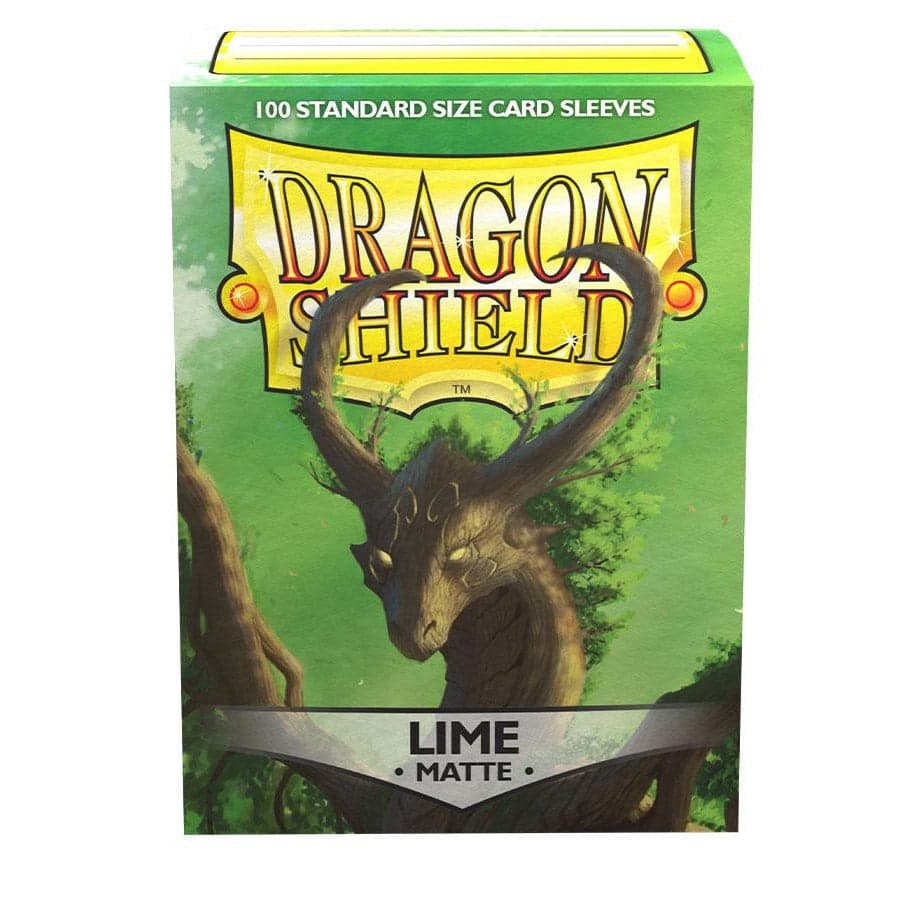 Dragon Shield | Standard Size Sleeve | 100ct | Lime (Matte)