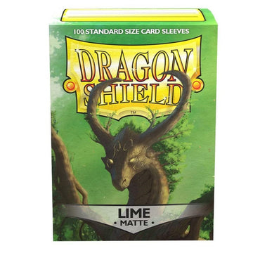 Dragon Shield Matte Sleeves | Standard Size | 100ct Lime