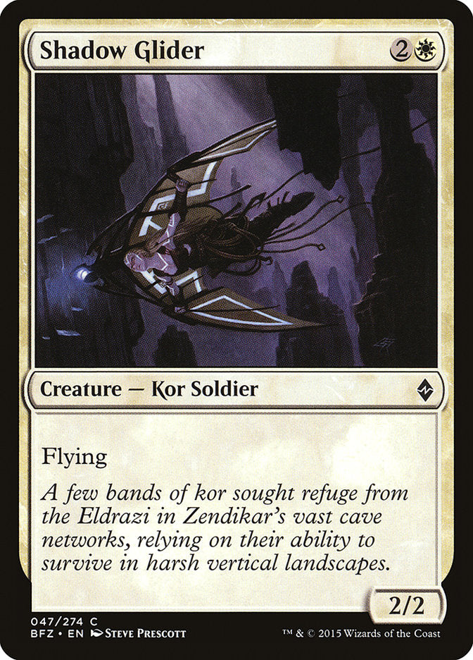 Shadow Glider 47/274 (Battle for Zendikar)  - Foil