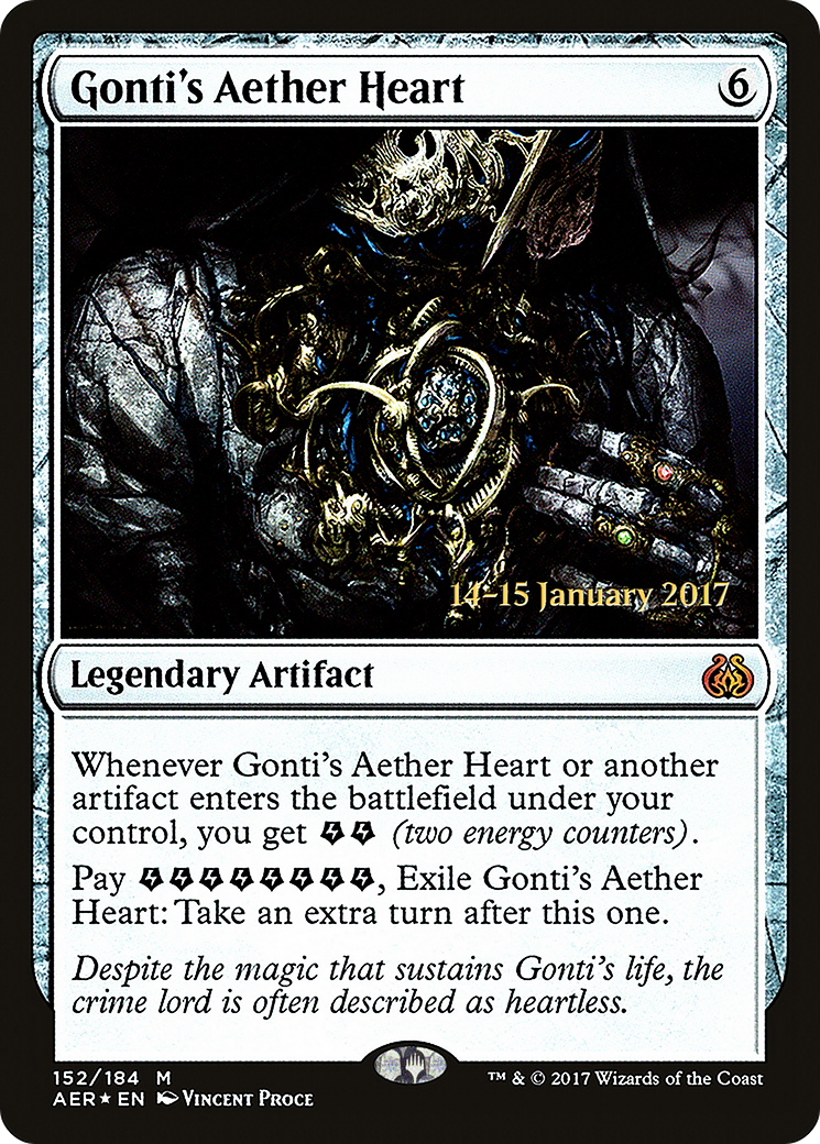Gonti's Aether Heart [Aether Revolt Prerelease Promos]