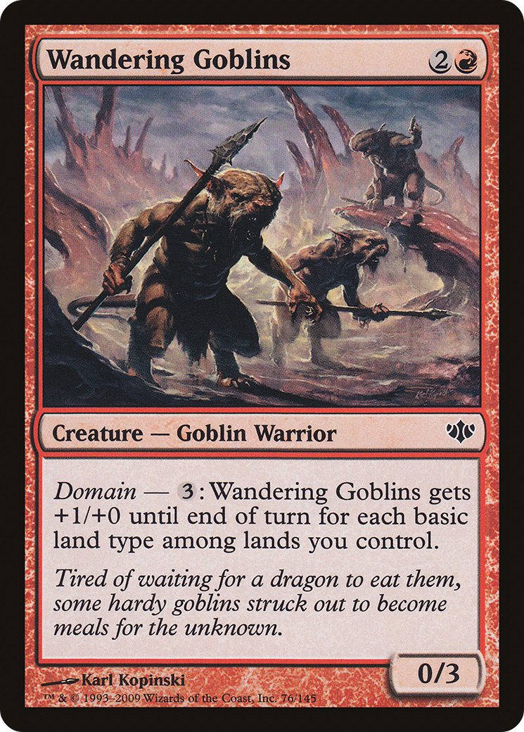 Wandering Goblins [Conflux] Foil