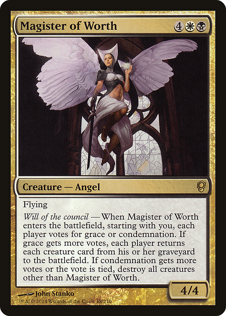 Magister of Worth [Conspiracy] Foil