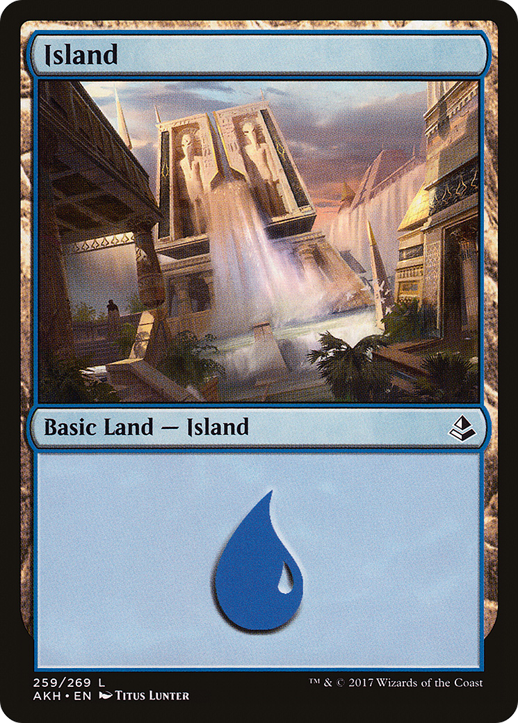 Island (259) [Amonkhet] Foil
