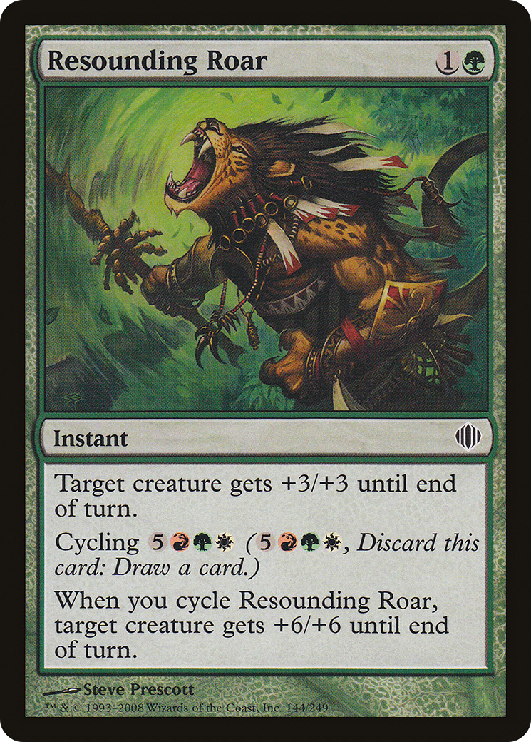 Resounding Roar [Shards of Alara] Foil