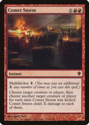 Comet Storm (Worldwake) |  (076) [Oversize Cards]