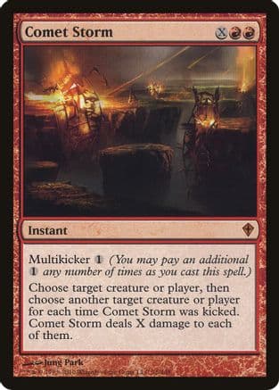 Comet Storm (Worldwake) |  (076) [Oversize Cards]