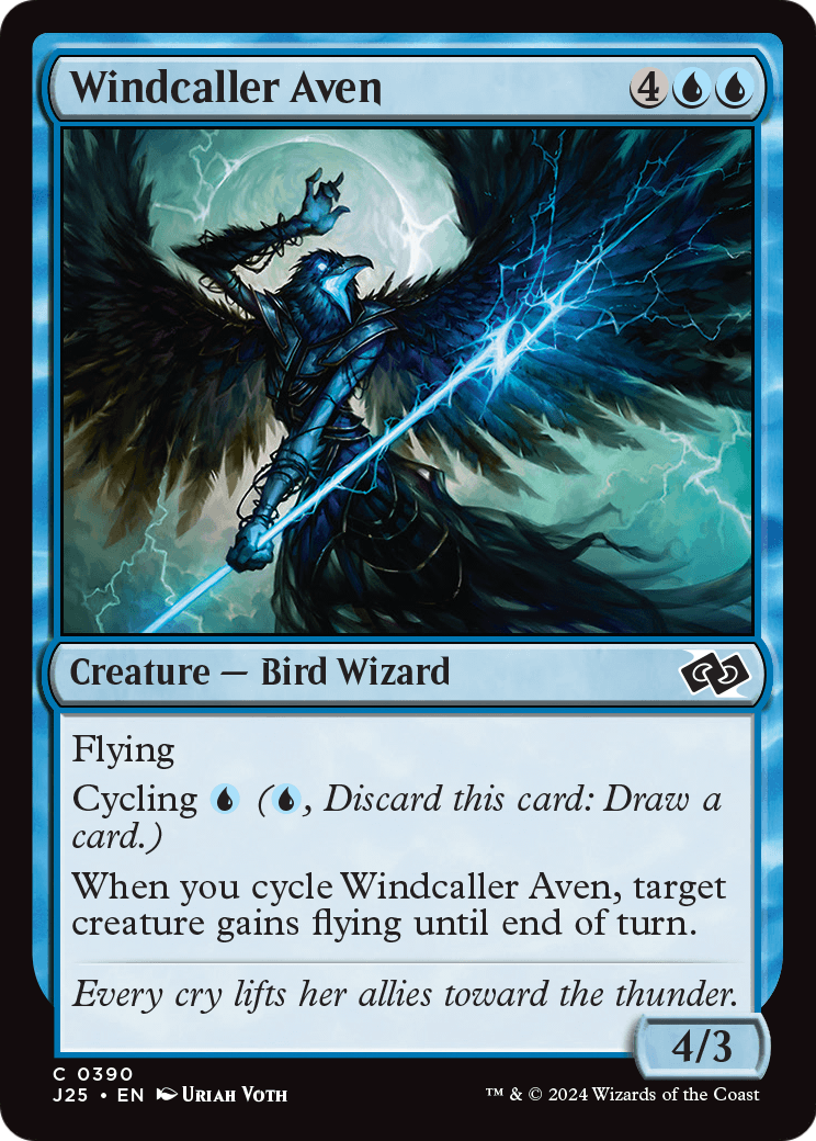 Windcaller Aven (-390) [Foundations Jumpstart]