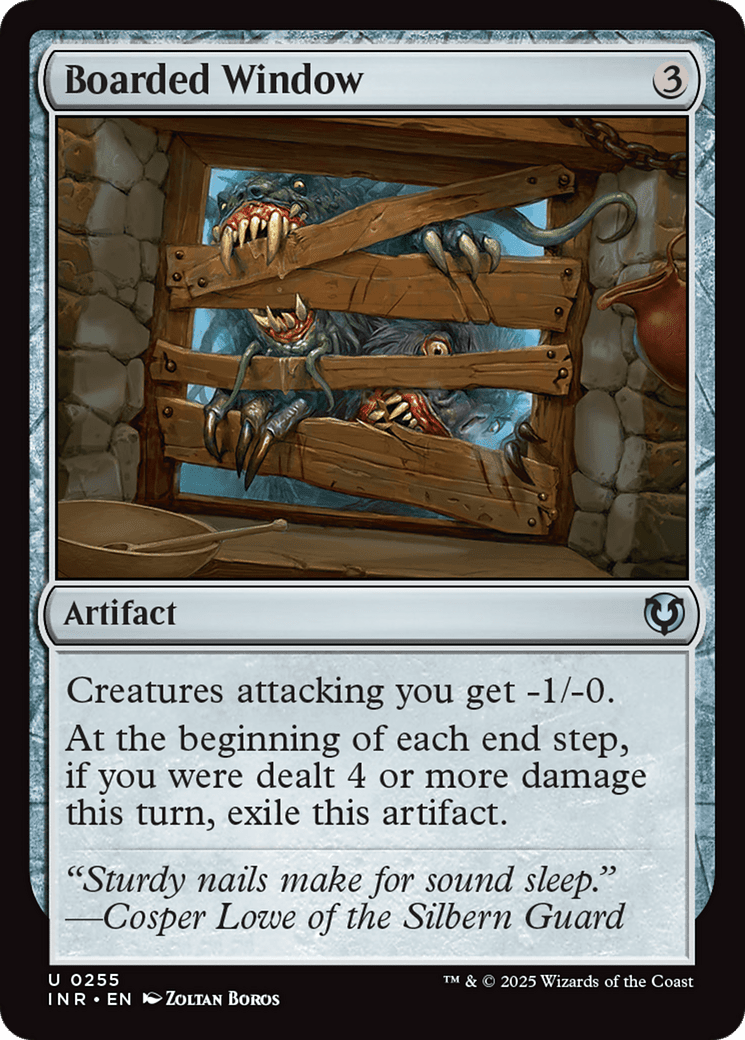 Boarded Window (-255) [Innistrad Remastered]  Foil