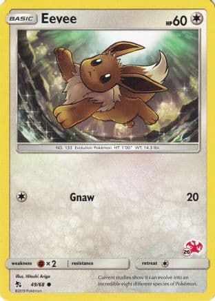Eevee (# Charizard Stamped) 049/068 - Battle Academy