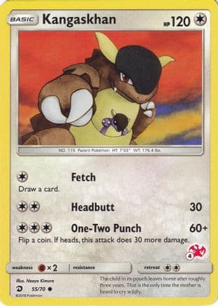 Kangaskhan (# Charizard Stamped) 55/70 - Battle Academy