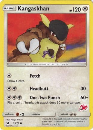 Kangaskhan (# Charizard Stamped) 55/70 - Battle Academy