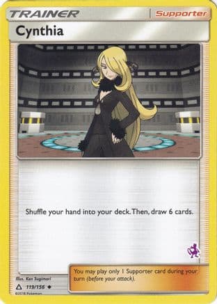 Cynthia (Mewtwo Stamped) 119/156 - Battle Academy