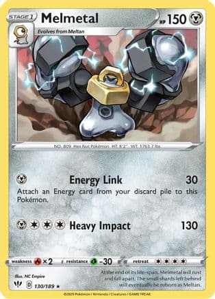 Melmetal 130/189 - SWSH03 Darkness Ablaze