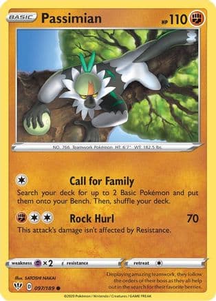 Passimian 097/189 - SWSH03 Darkness Ablaze Reverse Holofoil