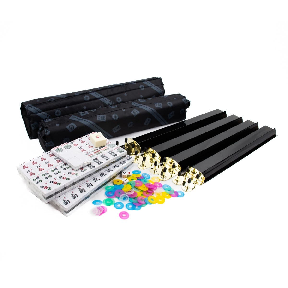 LPG Classics | Mahjong Case (American Set w/ Black Tiles and Racks)