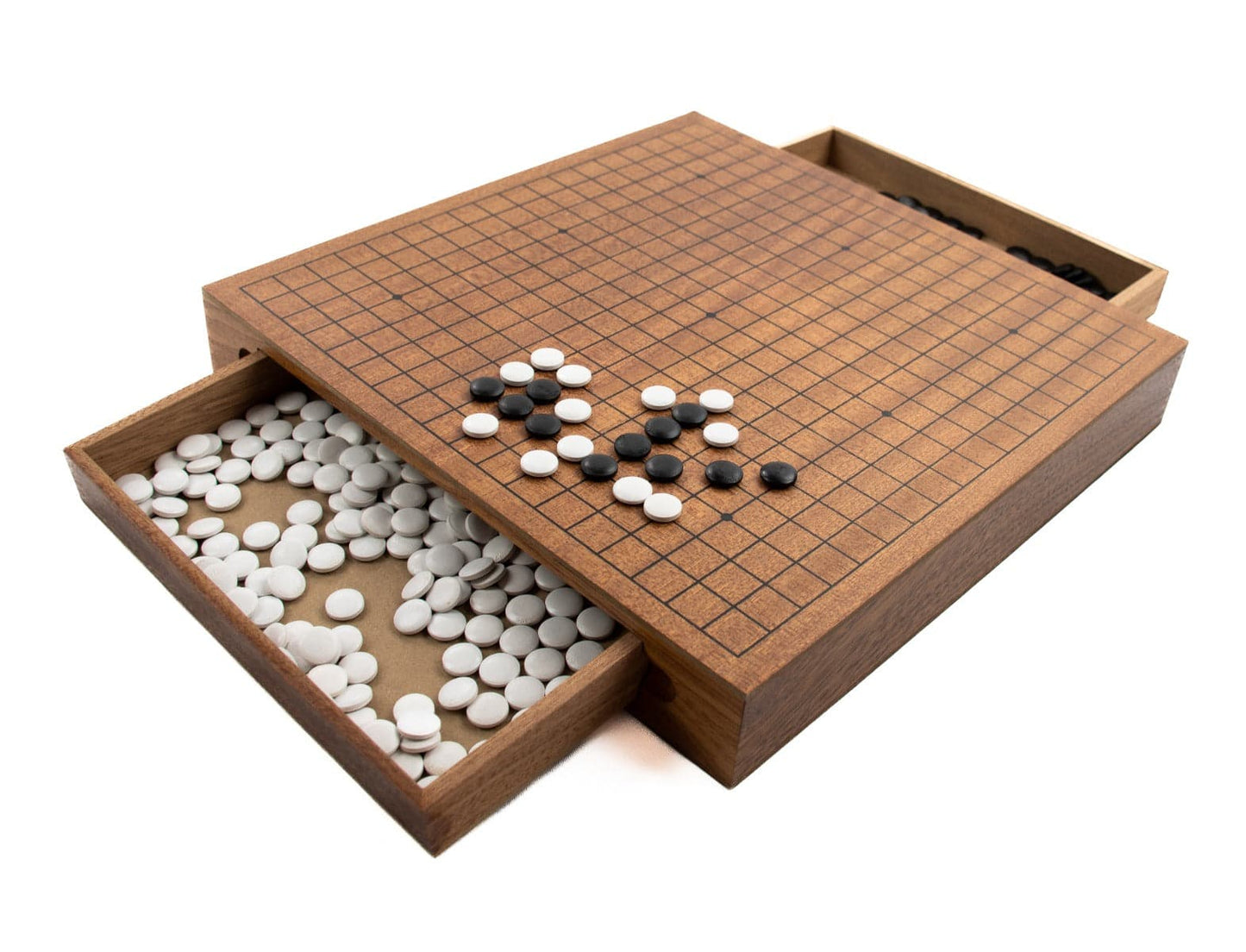 LPG Classics | Wooden Weiqi/Go Set (30cm Board with Drawers)