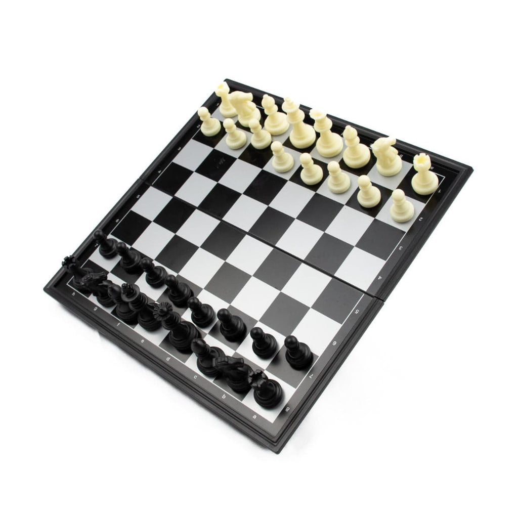 LPG Classics | Plastic Magnetic Travel Chess Set (20cm Foldable Board)