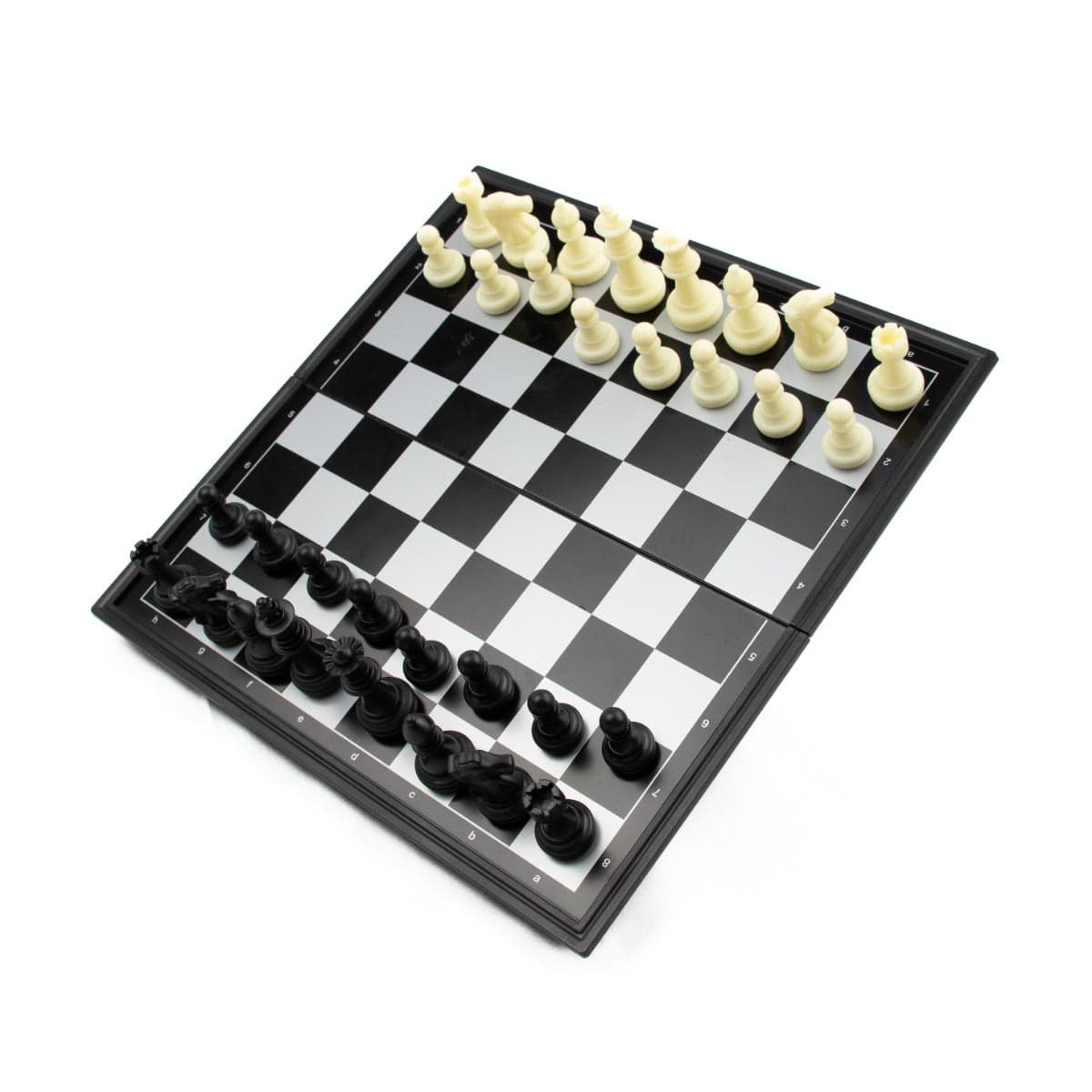 LPG Classics | Plastic Magnetic Travel Chess Set (20cm Foldable Board)