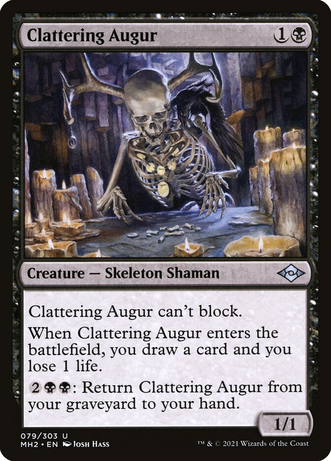Clattering Augur 79 (Modern Horizons 2)  - Foil