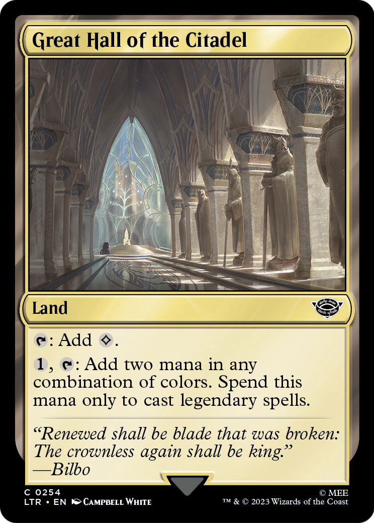 Great Hall of the Citadel [The Lord of the Rings: Tales of Middle-Earth] Foil
