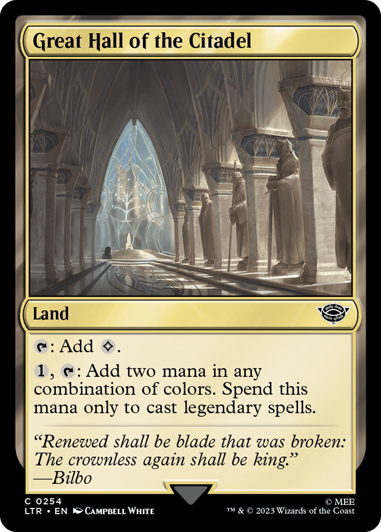 Great Hall of the Citadel [The Lord of the Rings: Tales of Middle-Earth] Foil